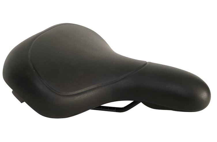 bsd-103 comfortplus relaxed leer zadel 210x270mm in zwart