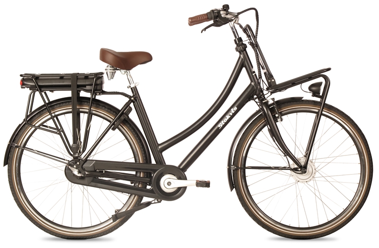 Stokvis E-Transporter N3 Deluxe 540 Wh Mat Zwart