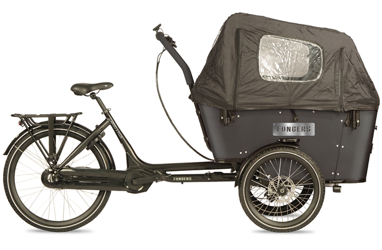 Fongers Cargo 3 Plus 468 Wh Zwart Deluxe