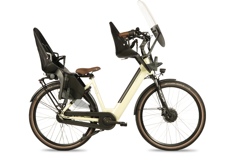 Fongers Nuevo FM Moederfiets 360 Wh Kiezelgrijs