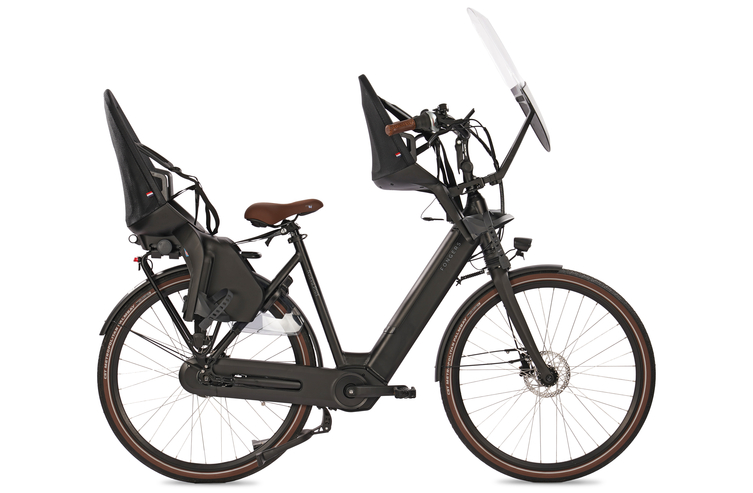 Fongers Nuevo Plus N8 Moederfiets 360 Wh Zwart
