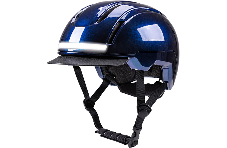 Fongers Helm Pro Metallic Blauw M 54-58 cm