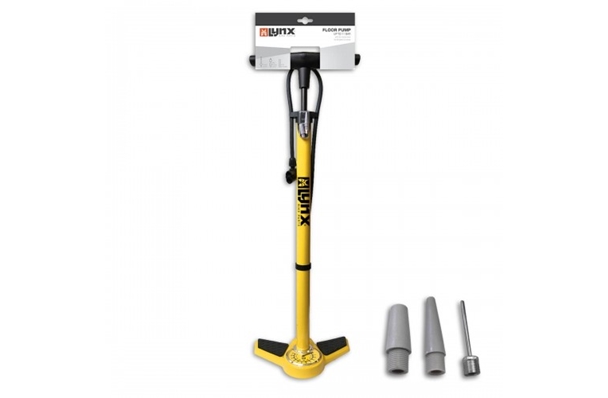 Lynx vloerpomp Manometer geel