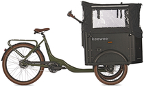 Keewee Bakfiets Deluxe 470 Wh Groen