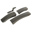 Spatbordenset 24 t/m 26 inch Zwart