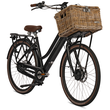 Fongers Rieten Fietsmand met Deksel